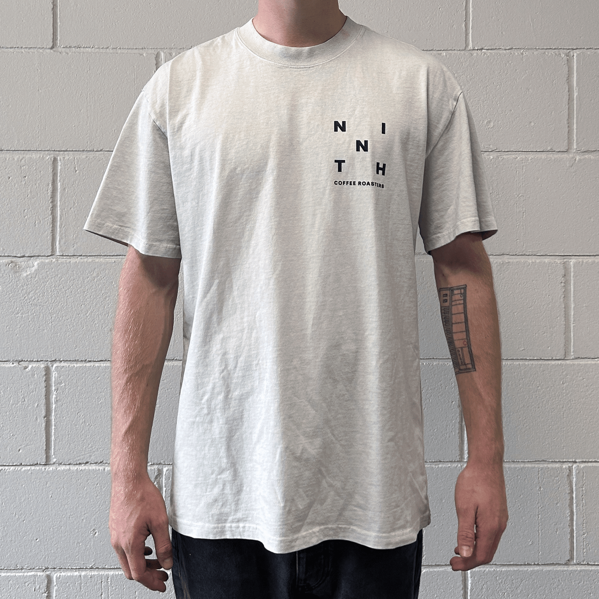 NINTH ICON T-SHIRT | BONE - NINTH COFFEE ROASTERS